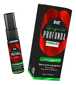 Gel Anestésico Garganta Profunda 15ml Intt Sabor Menta