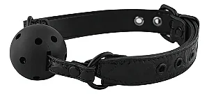 Mordaça Bola com Respiradouro Luxury Fetish - Black