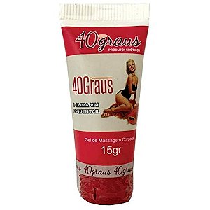 Gel Excitante 40 Graus Gel HOT 15g