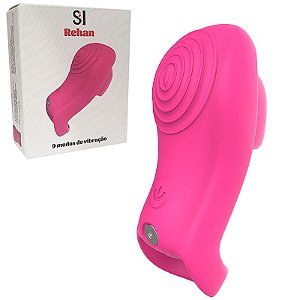 Dedeira Recarregável - Dedeira Estimuladora de Clitóris - Possui 9 Modos de Pulsação-Rehan - SI