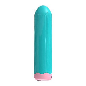 Bullet Recarregável 7 Modos de Vibração- 10.1 X 2.5 - SI- Cor AZUL