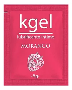 Lubrificante Íntimo Solúvel A Água Sabor Morango Sache 5g