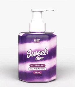 Sweet Glow: Hidratante Corporal Com Aroma De AMORA e Toque Super Aveludado 240ml INTT