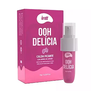 Ooh Delícia – Calda Beijável de Amora com Toque Picante, 11g de Prazer Intenso