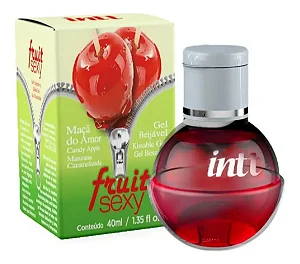 Gel Comestível Térmico Gel Beijável Fruit Sexy -Maçã do Amor-
