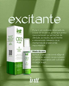 Lubrificante INTT Multifuncional Vibra HOT c/ Terpenos Linha CB2 15g