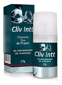 Cliv Gel 50 Tons de Cinza 17g Intt - Dessensibilizante p/ Sexo Anal Aroma Vinho Tinto