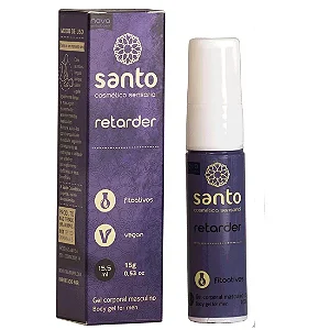 Retarder Gel Retardador Masculino Prolonga o Prazer15G Santo
