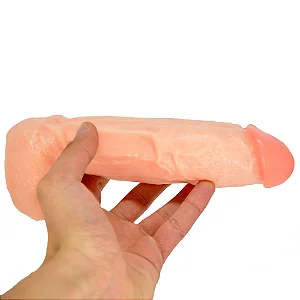 Pênis Kong com Escroto em Silicone 16 x 5 cm
