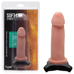 Cinta Com Pênis EM CYBER 19X5CM Cor Bege CKT728