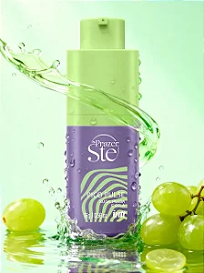 Pico Pulse Intt Sugador em Gel Que Pulsa Suga Vibra E Excita Unissex Picolé Uva Verde