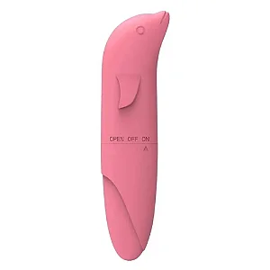 Vibrador de Ponto G - Golfinho Aveludado - SI Cor Rosa