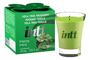Vela Beijável Para Massagem Corporal Relaxante Hidratante Que não Queima A Pele Sabor CaipirinhaIntt 40G
