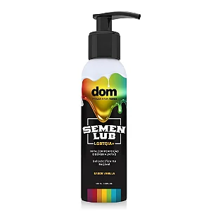Semen Lub LGBTQIA+ Vanilla 100ml - Gel Lubrificante Realista Beijável Premium- á Base D'água