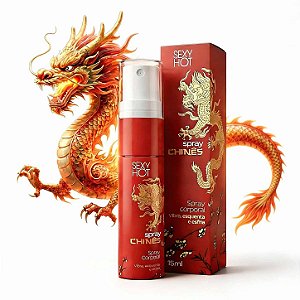 Spray Chinês - Excitante 3 em 1- Vibra, Esquenta e Esfria!