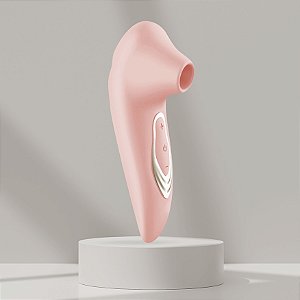 WoW - Estimulador de Clitóris com 5 Modos de Pressão Possui Câmara de Pulsação/ Rosa