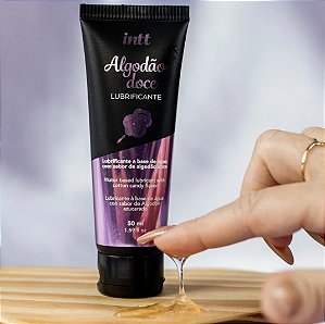 Lubrificante Algodão Doce à Base de Água intt 50ml ( UNISSEX)