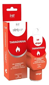 Taradinha Stripper Gel Funcional Feminino Efeito Quente 8g Intt