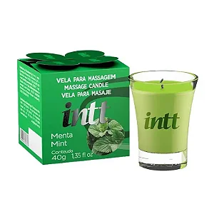 Vela Beijável Para Massagem Corporal Relaxante Hidratante Que não Queima A Pele Sabor MENTA 40g