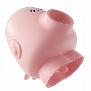 Vibrador Pulsação- Sugação com Estimulador de Língua -7 Modos de Pulsações Com 3 intensidades-Recarregável-