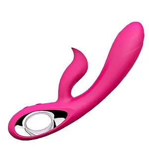 Vibrador de Clitóris e Ponto G Recarregável Com 20 Modos de Vibrações- Mais Que Perfeito Cor: Pink-Carregador USB