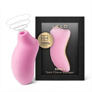 LELO SONA - Massageador Sucção Estimulador Clitoriano-8 Níveis de Prazer-Recarregável-Tecnologia Exclusiva- Cor ROSA-