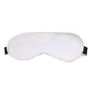 Venda Tapa Olhos Em Couro Sintético Cor Branca