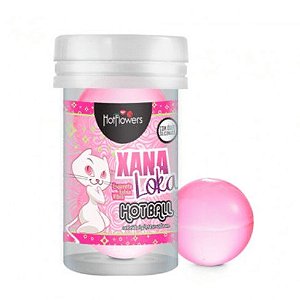 Bolinha  Xana Loka Com 2 Unid/ Aquece/Esfria/Vibra e Lubrifica Hot Flowers