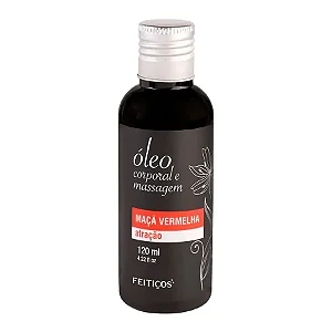Óleo Corporal  Massagem 120ML Feitiços Aromáticos Maçã Vermelha