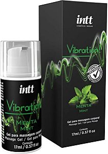 Vibration Gel Excitante Que Vibra Power Extra Forte Sabor Menta 17Ml Intt