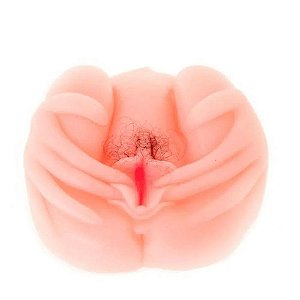 Masturbador Com Vibro Vagina e ânus Possui Cápsula Vibratória