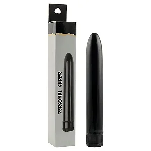 Vibrador Personal Liso 17,5 cm Multivelocidade Youvibe Cor Black ( PILHAS DE BRINDE)