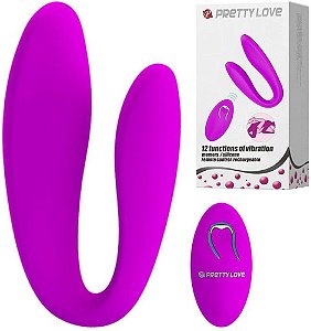 Vibrador Para Casal C/ 30 Vibraçoes Pretty Love Vox Vibe - Vibrador para Casal - Controle Remoto - Recarregável