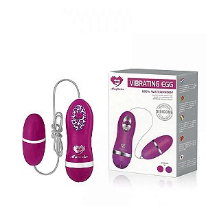 Vibrador Mini Egg em Silicone com 1 Modo de Vibração a Prova D'água  Pink