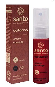 Vibrador Líquido Beijável Agitação Sabor AMORA  Sauvage 15ml Santo