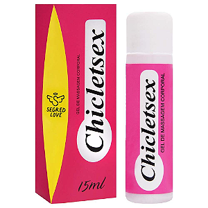 Chicletsex Gel Comestível 15Ml Segred Love Sabor Morango