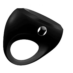 Anel Peniano Com Vibro Vibrating Cock Ring Meng Lian Preto