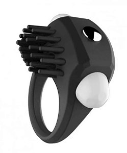 Anel Peniano Vibratório Cock Ring  Com Cerdas Massageadoras