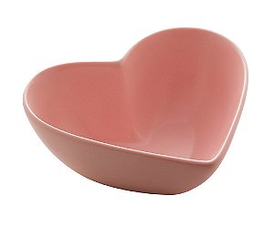 Coração Decorativo de Cerâmica HEART Rosa 18x16x6cm
