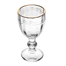 Taça de Licor de Cristal com Fio de Ouro IMPERIAL 50ml