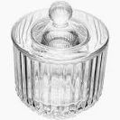 Manteigueira Francesa IMPERIO Cristal 9 x 9 x 11cm