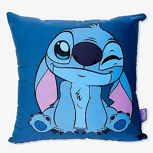 Almofada Stitch Cute Fibra Veludo 40X40cm