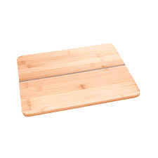Tábua p/ corte de Bambu c/ Silicone dobrável 32 x 27 x 1cm