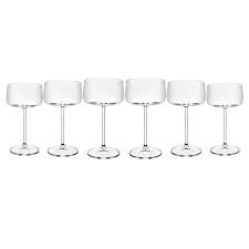 Cj 6 Taças COUPE de Cristal Ecológico ALEX 220ML