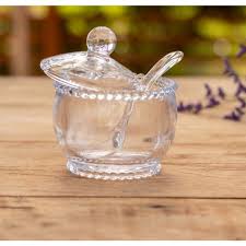 Açucareiro de Cristal com Colher  PEARL 200ML