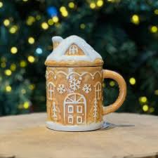 Caneca Formato Casa  marr/ br 440ml