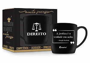 Caneca Porcelana Direito 300ml