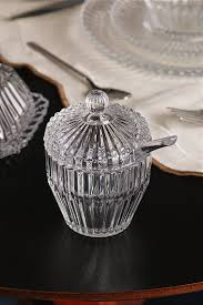 Açucareiro de Cristal IMPERIO 8x 8 x 11cm