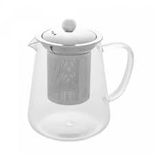 Chaleira de Vidro Borossilicato Resistente a Calor 750ml