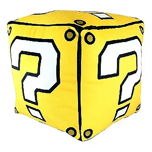 Almofada Fibra Cubo Mario
